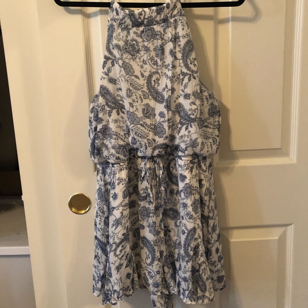 Francesca’s halter romper drawstring waist